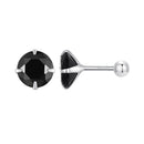 925 Sterling Silver Pavé Setting CZ Earrings for Women