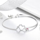 925 Sterling Silver Bracelet 19cm for Women