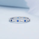 925 Sterling Silver Pavé Setting CZ Ring Size 6.0 for Women