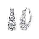 S925 Sterling Silver 0.50 Carat Moissanite Earrings for Women