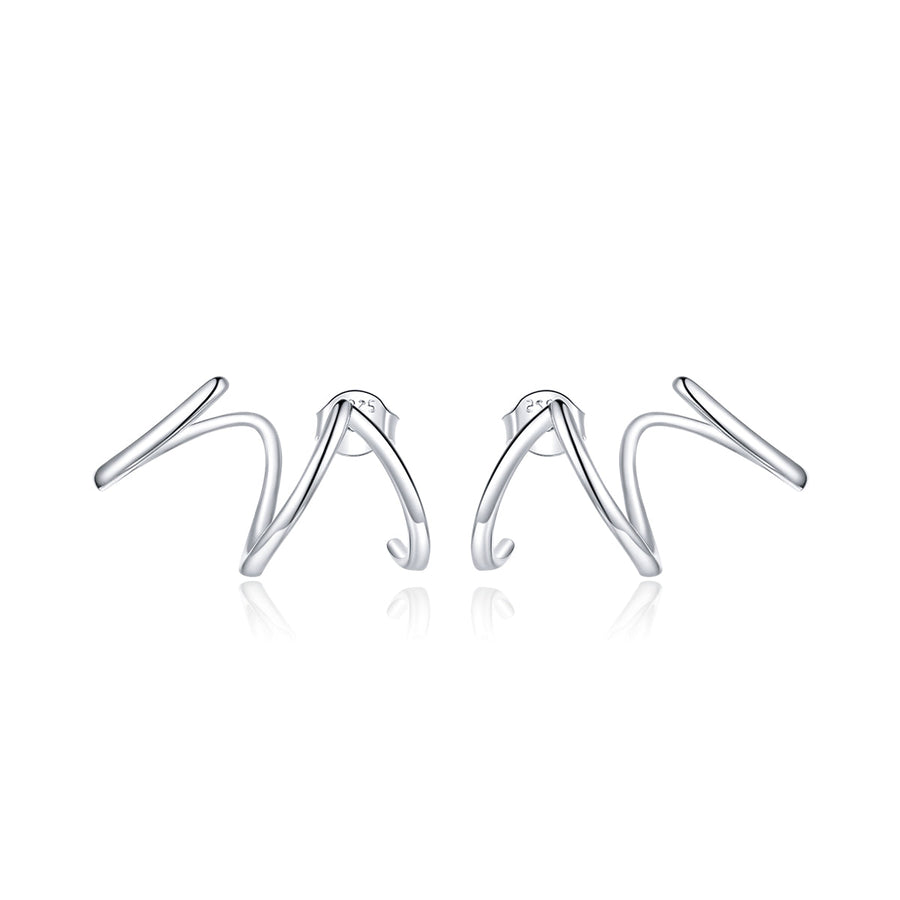 925 Sterling Silver Oxidized Earrings for Women