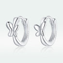 925 Sterling Silver Plated Platinum Earrings for Women