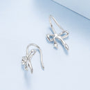 925 Sterling Silver Earrings 1.8cm x 1.0cm for Women