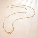 925 Sterling Silver Gold Plated 40cm Necklace for Women