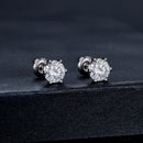 925 Sterling Silver Moissanite Earrings for Women