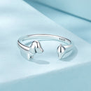 925 Sterling Silver Oxidized 1.8mm Width Elegant Style E Ring