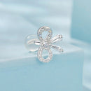 925 Sterling Silver Earrings with White Gold Plating, 0.9x1.2cm for Women