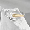 925 Sterling Silver & Plated Gold & Plated White Gold Rings