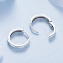 925 Sterling Silver Earrings 1.3*0.3cm for Women