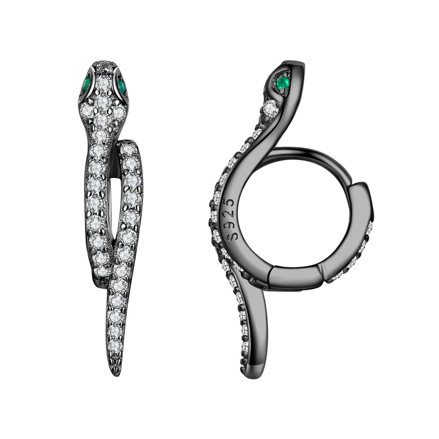 S925 Sterling Silver Pavé Setting CZ Earrings for Women