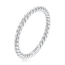 925 Sterling Silver Oxidized Ring Size 6.0 for Women