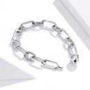 925 Sterling Silver Oxidized Bracelet 17cm for Women