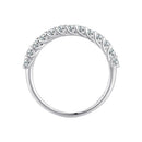 925 Sterling Silver Moissanite 0.03ct Ring Size 6A for Women
