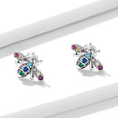 925 Sterling Silver Pavé Setting CZ Earrings for Women
