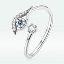 S925 Sterling Silver Pavé Set CZ Oxidized Silver Ring