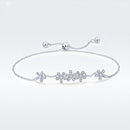 925 Sterling Silver Bracelet 22cm for Women