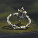 925 Sterling Silver Pavé Setting CZ Ring for Women