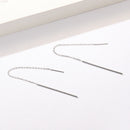 925 Sterling Silver Plated Platinum Earrings