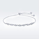 925 Sterling Silver Bracelet 22cm for Women