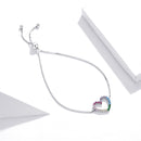 925 Sterling Silver Bracelet with Pavé Setting CZ