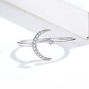 925 Sterling Silver Ring with Pavé Setting CZ