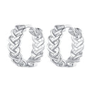 925 Sterling Silver Earrings with Platinum Plating for Women