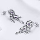 S925 Sterling Silver Pavé Setting CZ Earrings