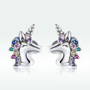 925 Sterling Silver Earrings with Pavé Setting CZ, Oxidized, 1.4x0.9cm for Women