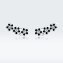 925 Sterling Silver Earrings with Pavé Setting CZ