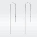 925 Sterling Silver Plated Platinum Earrings