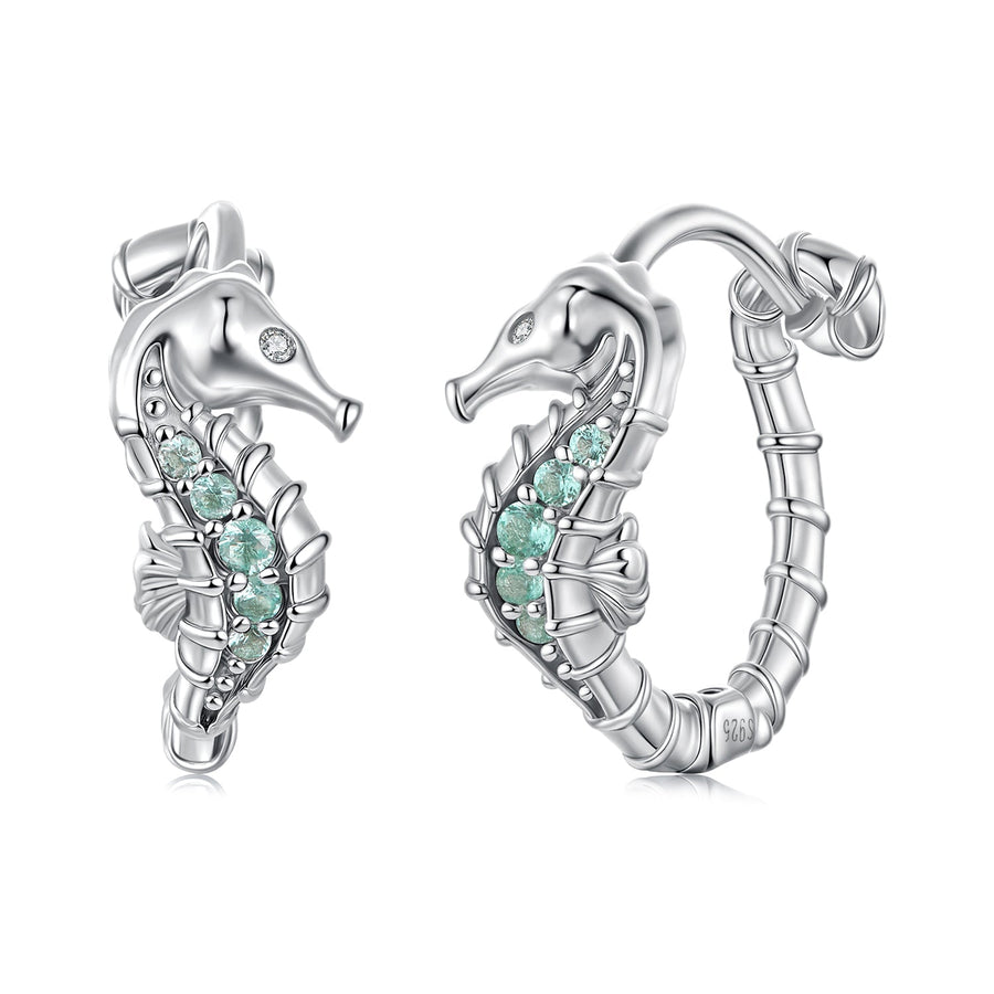 925 Sterling Silver Pavé Setting CZ Earrings for Women