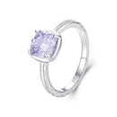 925 Sterling Silver Ring with Pavé Setting CZ, Size 6.0