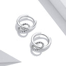 925 Sterling Silver & Oxidized Silver Earrings for Women