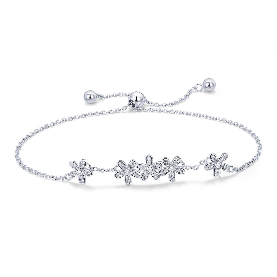 925 Sterling Silver Bracelet 22cm for Women