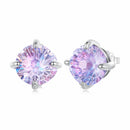 925 Sterling Silver Earrings with Pavé Setting CZ and Oxidized Finish