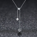 925 Sterling Silver Necklace 42CM Length with 9.5CM Pendant for Women