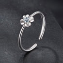 925 Sterling Silver Moissanite Ring Size E for Women