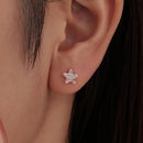 925 Sterling Silver Enamel CZ Earrings for Women