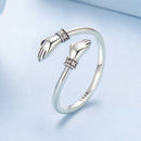 925 Sterling Silver Oxidized Pavé CZ Ring