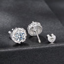 925 Sterling Silver 0.5 Carat Moissanite Earring for Women