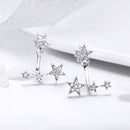 925 Sterling Silver Pavé Setting Earrings for Women