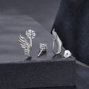 925 Sterling Silver Moissanite 0.50 Carat Earrings for Women