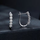 S925 Sterling Silver Moissanite Earrings 0.30 Carat for Women