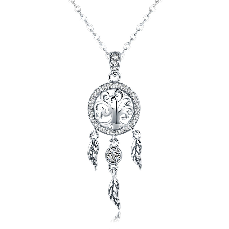925 Sterling Silver Necklace 36-45cm with Pendant for Women