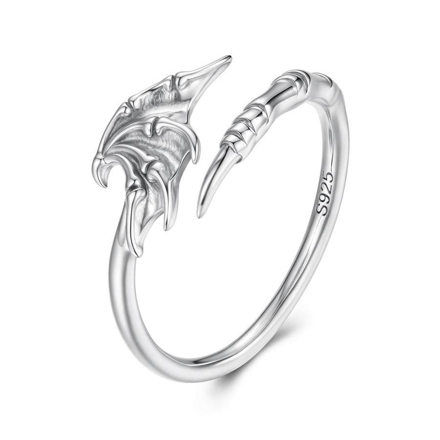 925 Sterling Silver Oxidized Silver 0.7cm Swing Rings for Women
