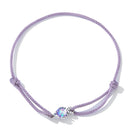 925 Sterling Silver Adjustable 24cm CZ Resin Bracelet for Women