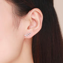 925 Sterling Silver Earrings with CZ