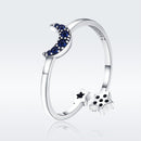 925 Sterling Silver Adjustable Ring, 0.2cm Width, Size 1.1*0.7cm, Women