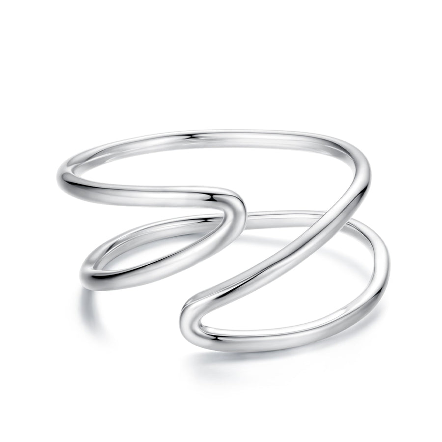 925 Sterling Silver Oxidized Silver 0.12-0.9cm Ring for Unisex