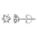 S925 Sterling Silver 2.00 Carat Moissanite Earrings for Women